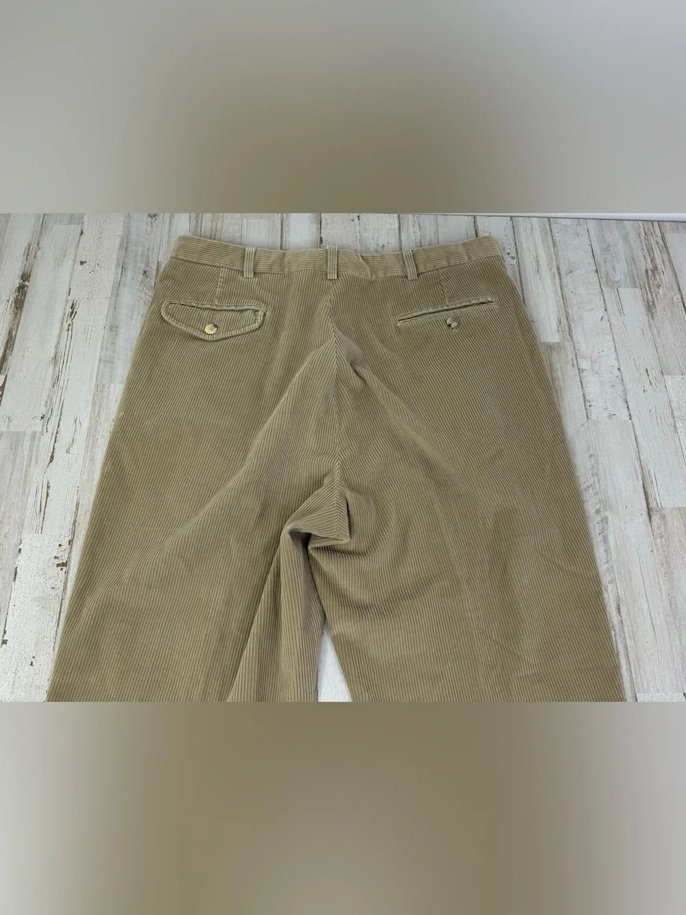 Vintage Eddie Bauer Corduroy Pants Mens 38x30 Tan Straight Leg